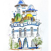 Mi proyecto del curso: Dibujo arquitectónico expresivo con marcadores de colores Ein Projekt aus dem Bereich Architektonische Illustration, Zeichnung, Illustration mit Tinte, Sketchbook und Skizzenentwurf von isidorojose - 26.10.2024