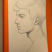 My project for course: Portrait Sketchbooking: Explore the Human Face. Artistic Drawing, Drawing, Portrait Drawing, Sketchbook, and Sketching project by Alma Danielson - 10.27.2024