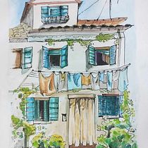My project for course: Expressive Architectural Sketching with Colored Markers Ein Projekt aus dem Bereich Architektonische Illustration, Zeichnung, Illustration mit Tinte, Sketchbook und Skizzenentwurf von Levi Fodor - 27.10.2024