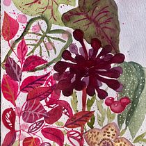 Mon projet du cours : Aquarelle florale créative : renouez avec la nature. Ilustração botânica, Ilustração tradicional, Pintura, e Pintura em aquarela projeto de logarcat - 27.10.2024