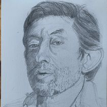 Mon projet du cours : Carnet de portraits : explorez le visage humain. Artistic Drawing, Drawing, Portrait Drawing, Sketchbook, and Sketching project by jpaul_poupart - 10.28.2024