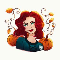 "El otoño llegó" es el título del proyecto realizado para el curso: "Retrato de personajes estilo cartoon con Procreate", de Cristina Gómez. . Character Design, Digital Drawing, Digital Illustration, and Digital Painting project by Nalimer Exodar - 10.27.2024