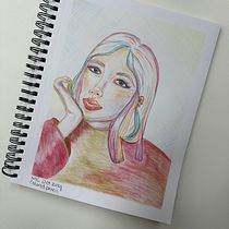 My project for course: Vibrant Portrait Drawing with Colored Pencils. Colored Pencil Drawing, Drawing, Portrait Drawing, and Sketchbook project by spesso01 - 10.29.2024