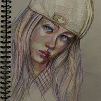 My project for course: Vibrant Portrait Drawing with Colored Pencils. Colored Pencil Drawing, Drawing, Portrait Drawing, and Sketchbook project by mayjuly760 - 09.19.2024