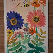 Mein Abschlussprojekt für den Kurs: Blumenkompositionen mit Aquarell: Verbinde dich mit der Natur. Ilustração botânica, Ilustração tradicional, Pintura, e Pintura em aquarela projeto de ysmndyn - 30.10.2024