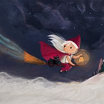 Mijn project van de cursus: Kinderillustraties met Procreate: creëer magische scènes. Children's Illustration, Digital Illustration, Digital Painting, and Picturebook project by Menna Abdellatef - 09.26.2024