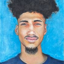 My project for course: Realistic Chalk Pastel Portraits. Fine Arts, Drawing, Portrait Drawing, Realistic Drawing, and Traditional illustration project by Nathalie Titterton - 10.31.2024