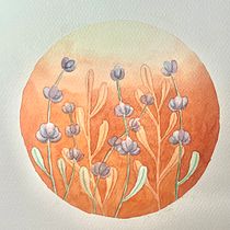 Mi proyecto del curso: Técnicas de acuarela en negativo para ilustración botánica. Un proyecto de Ilustración tradicional, Pintura a la acuarela e Ilustración botánica de Adri Ortiz - 29.10.2024