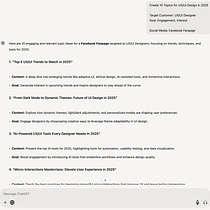 Content Planing for UX/UI Design. Un projet de Business, Conseil créatif, Gestion de la conception, Gestion et productivité, Intelligence Artificielle , et ChatGPT de Krit Chainoi - 01.11.2024