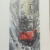 Mi proyecto del curso: Dibujo arquitectónico con acuarela y tinta. Drawing, Watercolor Painting, Architectural Illustration, Sketchbook, Ink Illustration, and Sketching project by sabiales - 11.01.2024