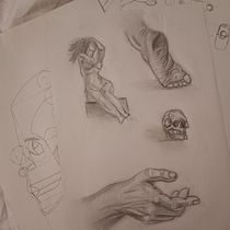 Mi proyecto del curso: Dibujo anatómico para principiantes Ein Projekt aus dem Bereich Bildende Künste, Zeichnung, Bleistiftzeichnung, Realistische Zeichnung, Anatomische Zeichnung und Skizzenentwurf von paula_travesi - 01.11.2024