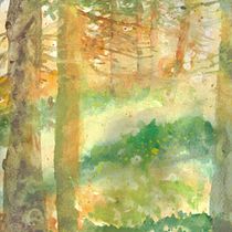 My project for course: Dreamy Watercolor Landscapes: Paint with Light. Un projet de Peinture , et Aquarelle de Cherisa - 31.10.2024