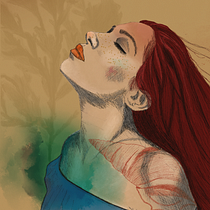 Mi proyecto del curso: Retrato ilustrado con Procreate. Projekt z dziedziny Trad, c, jna ilustracja, Grafika wektorowa, Portret, Ilustracja c i frowa użytkownika Pamela Erin Mason Ramos - 02.11.2024