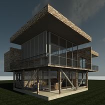 Proyecto del curso: Diseño y modelado arquitectónico 3D con Revit. Un projet de 3D, Architecture, Architecture numérique, Architecture d'intérieur, Modélisation 3D , et ArchVIZ de Jimmy Guajardo - 03.11.2024