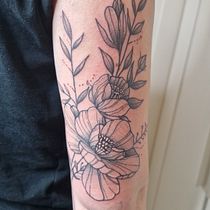 Mein Abschlussprojekt für den Kurs: Tätowiertechniken: Blackwork und Fineline. Tattoo Design project by melanie - 11.02.2024
