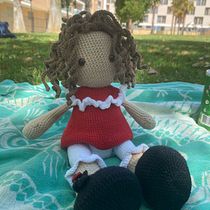 Mi proyecto del curso: Elaboración de muñecas amigurumi románticas Ein Projekt aus dem Bereich Amigurumi, H, werk, Crochet, Weben, Textildesign und Spielzeugdesign von Eliana Hernandez - 28.07.2024