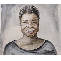 My project for course: Artistic Portrait with Watercolors. Fine Arts, Portrait Drawing, Painting, and Watercolor Painting project by dreamscometruetome - 11.01.2024