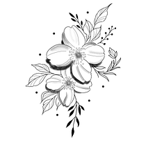 Mi proyecto del curso: Tatuaje botánico con puntillismo Ein Projekt aus dem Bereich Tattoodesign, Traditionelle Illustration und Botanische Illustration von felipesalas_n - 06.11.2024