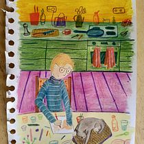 My project for course: Exploratory Sketchbook: Find Your Drawing Style. Esboçado, Criatividade, Desenho, Ilustração tradicional, Pintura em aquarela, Pintura guache, e Sketchbook projeto de ruthcameroncape - 07.11.2024