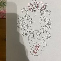 My project for course: Fine Line Tattoo Design: Symbolism and Magic. Creativit, Design, Drawing, Traditional illustration, Pencil Drawing, and Tattoo Design project by Alexandra Andrea Somesan - 11.07.2024