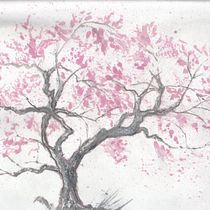 My project for course: Sumi-e Painting with Color for Floral Illustrations. Un progetto di Illustrazione botanica, Illustrazione tradizionale, Illustrazione con inchiostro, Belle arti e Pittura di Cher Cowan - 08.11.2024