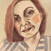 My project for course: Artistic Portrait with Watercolors. Fine Arts, Portrait Drawing, Painting, and Watercolor Painting project by mandyjqueen - 11.07.2024