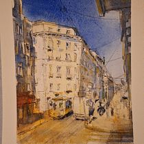Il mio progetto del corso: Disegno architettonico con acquerello e inchiostro. Drawing, Watercolor Painting, Architectural Illustration, Sketchbook, Ink Illustration, and Sketching project by epetroz - 11.09.2024