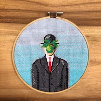 Mi proyecto del curso: Punto de cruz moderno con efecto fotográfico. Un projet de Broderie, Art textile , et Design textile de Luisa Verástegui - 09.11.2024