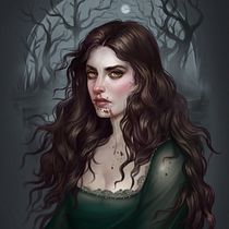 My project for course: Digital Painting of Characters in Photoshop. Een project van Ontwerp van personages, Digitale tekening, Digitale illustratie y  Digitaal schilderij van alexandra.boshevska - 11.11.2024