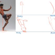 Meu projeto do curso: Desenho da figura humana em poses expressivas. Drawing, Figure Drawing, Fine Arts, Sketchbook, and Sketching project by calebenata - 11.12.2024