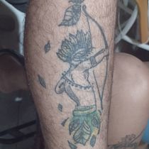 Meu projeto do curso: Tatuagem para principiantes. Tattoo Design project by danyelluckaz40 - 11.12.2024
