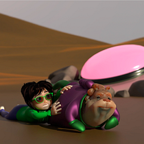 Mi proyecto del curso: Animación de personajes 3D estilo cartoon en Blender. 3D, 3D Animation, Animation, and Character Animation project by Isa Serrano - 11.13.2024