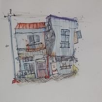 Mi proyecto del curso: Dibujo arquitectónico expresivo con marcadores de colores Ein Projekt aus dem Bereich Architektonische Illustration, Zeichnung, Illustration mit Tinte, Sketchbook und Skizzenentwurf von Cinthia Najera - 13.11.2024