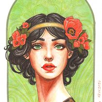 My project for course: Illustration with Markers: Find Your Style. Un projet de Théorie des couleurs, Illustration traditionnelle, Peinture, B , et e dessinée de Jane Smugasta - 04.11.2024