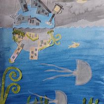 My project for course: Story Illustration with Paper. Collage, Traditional illustration, Children's Illustration, Creating with Kids, Narrative, and Paper Craft project by ela_mela - 11.14.2024