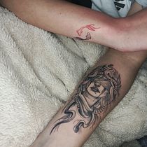 Mi proyecto del curso: Tatuaje para principiantes. Tattoo Design project by Lion Paul - 10.09.2024