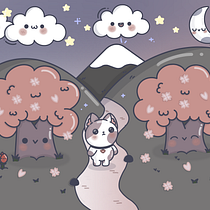 Mi proyecto del curso: Diseño de mundos kawaii: crea ilustraciones alegres. Character Design, Digital Illustration, and Manga project by vonfordesigner - 11.15.2024