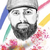 My project for course: Modern Portraiture with Procreate: Stylize Your Subject. Desenho digital, Ilustração digital e Ilustração tradicional projeto de Paul Bruce - 15.11.2024