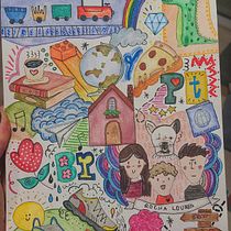 Meu projeto do curso: Ilustração à mão com camadas, cores e formas. Criatividade, Ilustração tradicional, Pintura, Esboçado, e Pintura em aquarela projeto de Kawana Rocha - 17.11.2024