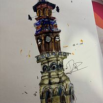 Mi proyecto del curso: Dibujo arquitectónico expresivo con marcadores de colores Ein Projekt aus dem Bereich Architektonische Illustration, Zeichnung, Illustration mit Tinte, Sketchbook und Skizzenentwurf von Maria Diez Pacheco - 13.11.2024