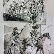 Mi proyecto del curso: Técnicas de entintado para cómic e ilustración. Fine Arts, Comic, Traditional illustration, Painting & Ink Illustration project by Eliel Salinas Alcántara - 11.19.2024