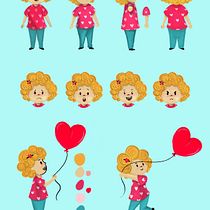 My project for course: Character Design Process: Concept Art and Visual Development. Un progetto di Character design, Arte concettuale, Illustrazione digitale e Illustrazione tradizionale di artistkamaliemily - 19.11.2024
