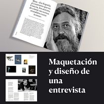 Maquetación y diseño de una entrevista. Editorial Design, Graphic Design, and Comic project by Marcos Ripalda - 11.19.2024