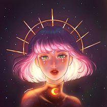 My project for course: Lighting and Color for Digital Portraits in Photoshop. Un progetto di Illustrazione tradizionale, Illustrazione digitale e Pittura digitale di banourarts - 09.11.2024