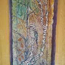 First Batik Project: A Kookaburra!. Arts, Crafts, DIY, Traditional illustration, Textile D, and eing project by watsonmelanie - 11.20.2024