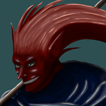 Mein Abschlussprojekt für den Kurs: Digitale Figurenmalerei in Procreate (Kazeshini from Bleach). Projekt z dziedziny Projektowanie postaci, Trad, c, jna ilustracja, Ilustracja c i frowa użytkownika Liam St - 20.11.2024