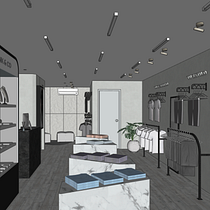 Tienda de ropa, Reforma de interior. Een project van Interieurontwerp, Ruimtelijk ontwerp e Interactief ontwerp van josueasurzaespinoza - 19.11.2024