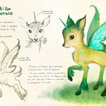 Mi proyecto del curso: Cervatillo-unicornio Ein Projekt aus dem Bereich Design von Figuren, Zeichnung, Malerei, Bleistiftzeichnung und Aquarellmalerei von Brenda Di Tocco - 21.11.2024