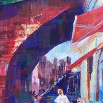 Project: Impressionist Painting with Acrylics: Techniques for Urban Scenes. Pintura Acrílica, Artes plásticas, e Pintura projeto de Louise Young - 21.11.2024