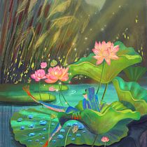 Il mio progetto del corso: Scene ricche di atmosfera in Procreate: dipingi con luce e colore. Un progetto di Illustrazione digitale di alexandra.rybina21 - 21.11.2024
